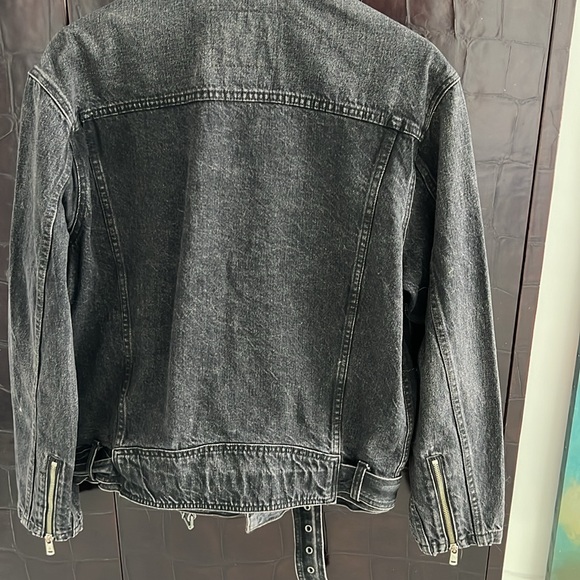 Denim motorcycle jacket - Picture 4 of 4
